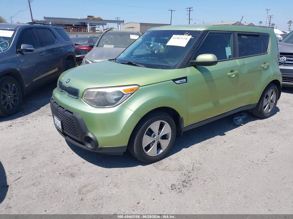 KNDJN2A21F7760455 2015 KIA SOUL photo no. 2