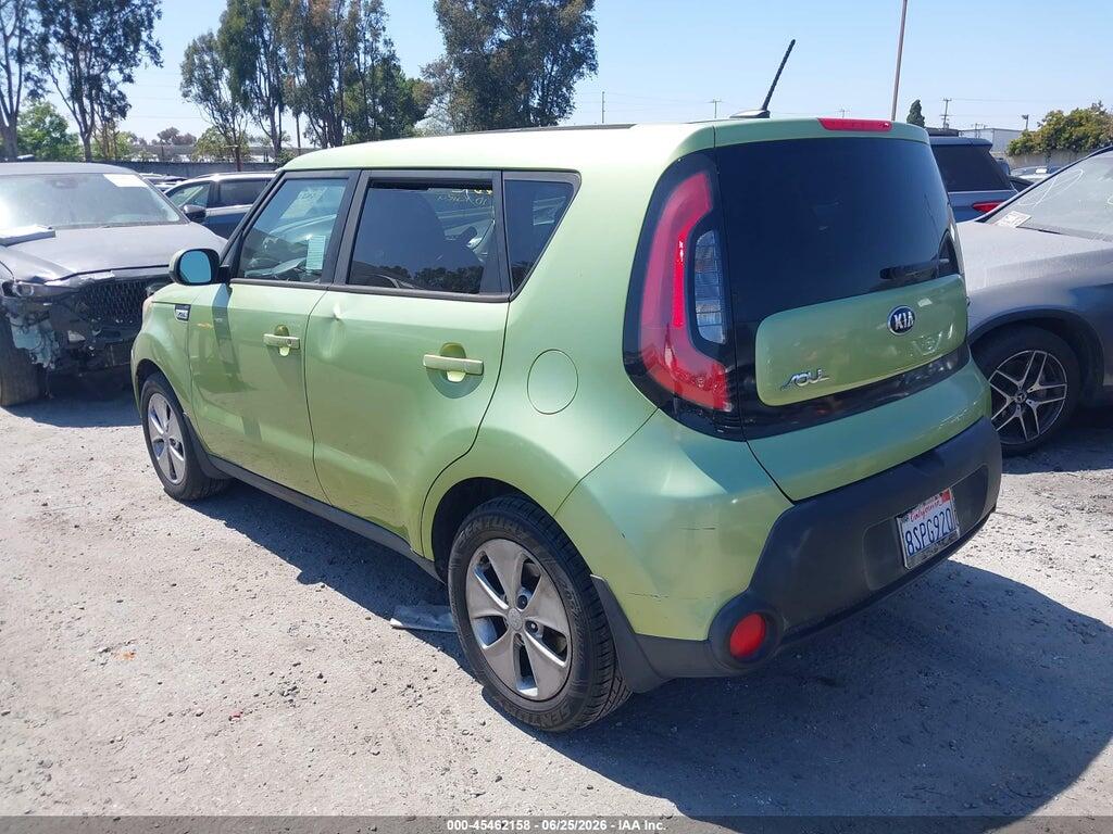 KNDJN2A21F7760455 2015 KIA SOUL photo no. 3