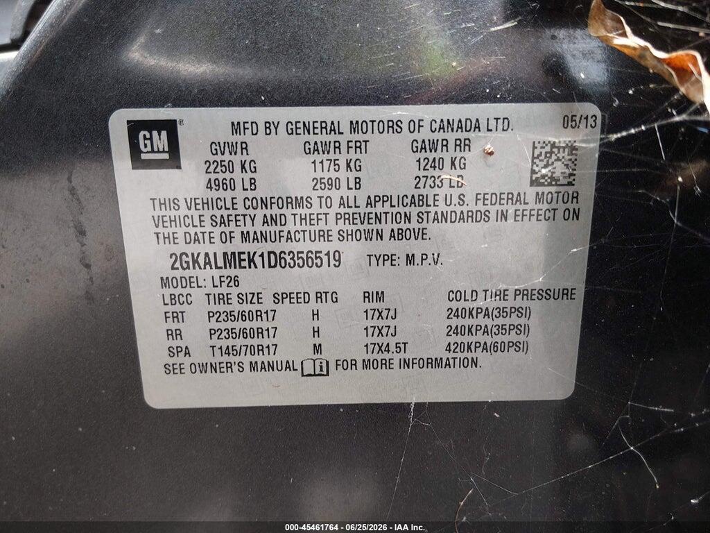 2GKALMEK1D6356519 2013 GMC TERRAIN photo no. 9