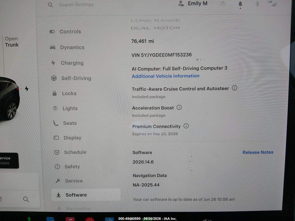 5YJYGDEE0MF153236 2021 TESLA MODEL Y photo no. 7