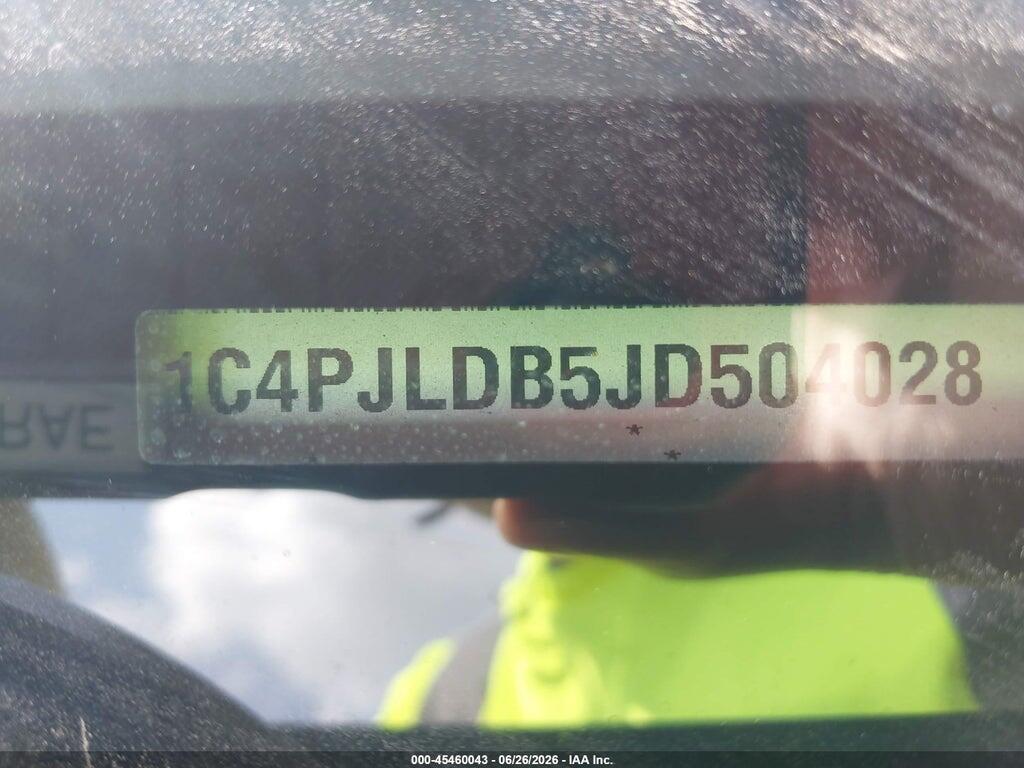 1C4PJLDB5JD504028 2018 JEEP CHEROKEE photo no. 9