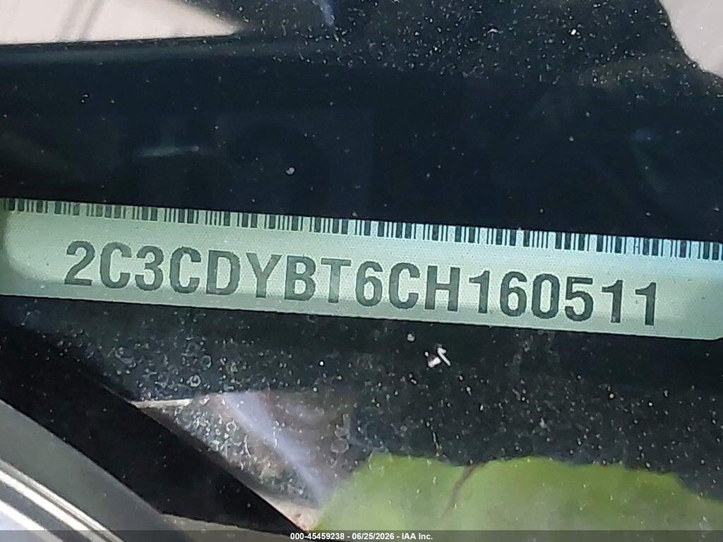 2C3CDYBT6CH160511 2012 DODGE CHALLENGER photo no. 9