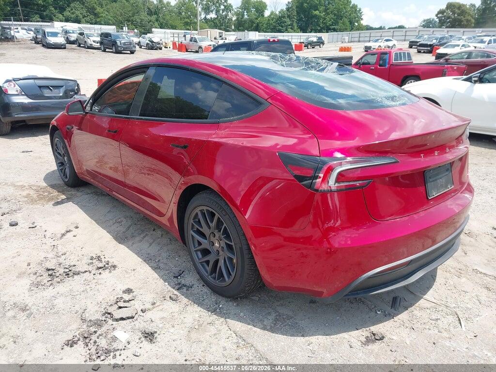 5YJ3E1EA4SF952395 2025 TESLA MODEL 3 photo no. 3