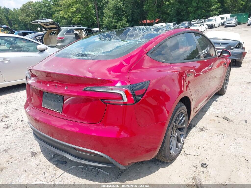 5YJ3E1EA4SF952395 2025 TESLA MODEL 3 photo no. 4