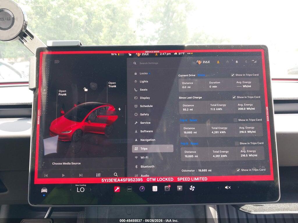5YJ3E1EA4SF952395 2025 TESLA MODEL 3 photo no. 7