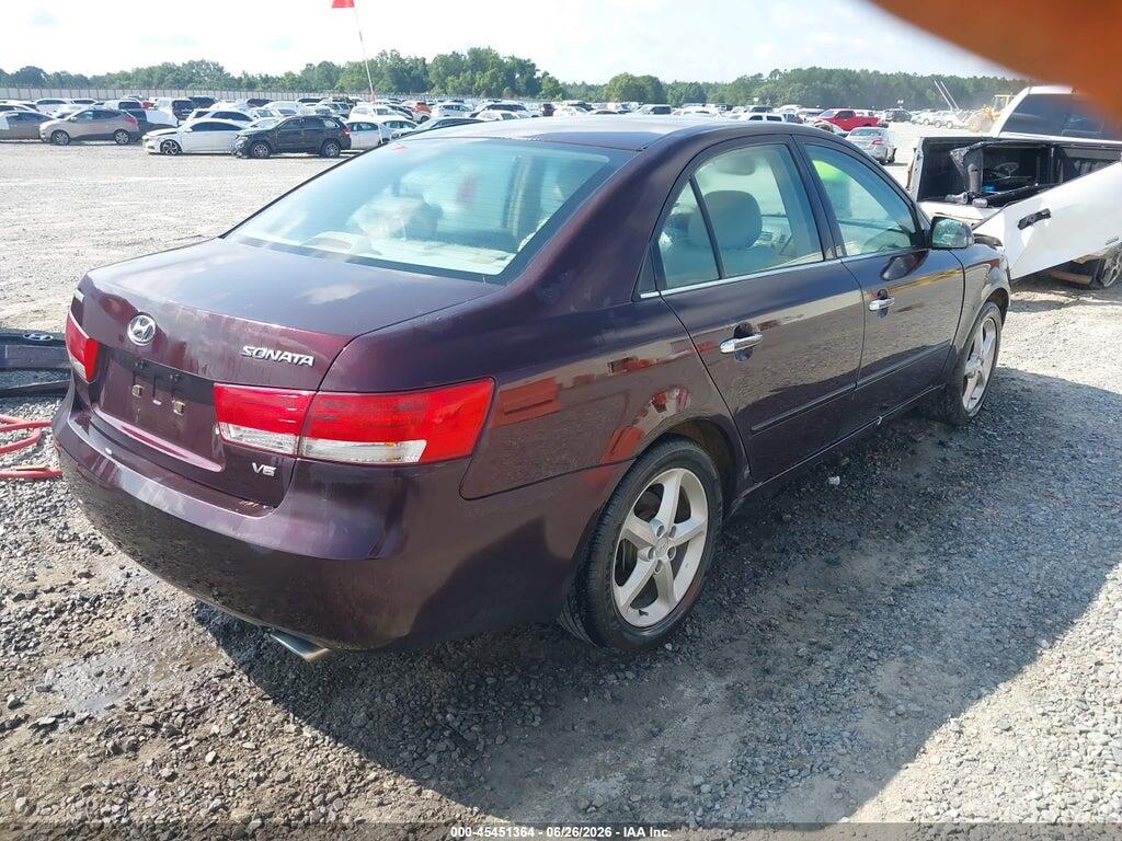 5NPEU46F06H039986 2006 HYUNDAI SONATA photo no. 4
