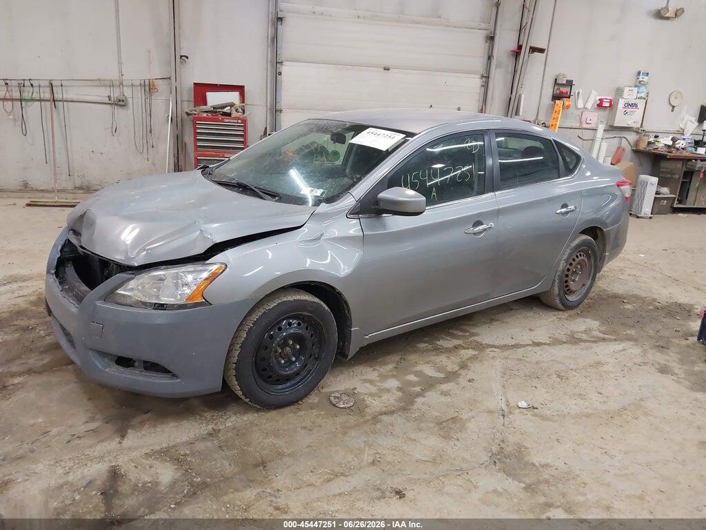 3N1AB7AP7EL684612 2014 NISSAN SENTRA photo no. 2
