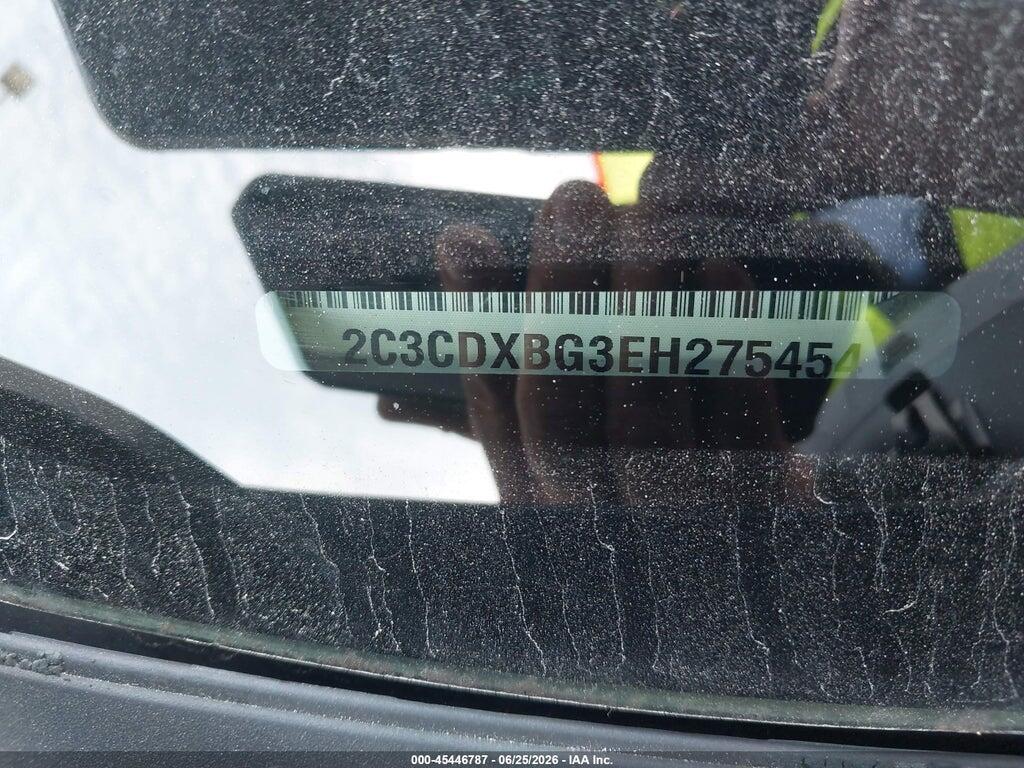 2C3CDXBG3EH275454 2014 DODGE CHARGER photo no. 9