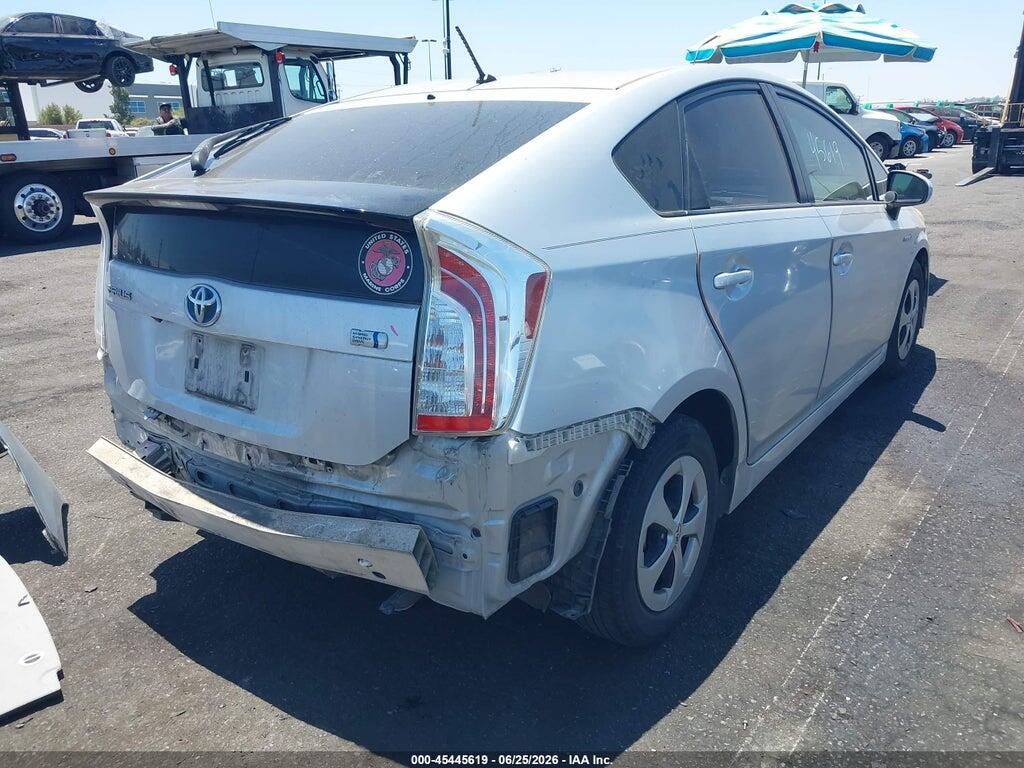 JTDKN3DU7E0394404 2014 TOYOTA PRIUS photo no. 4