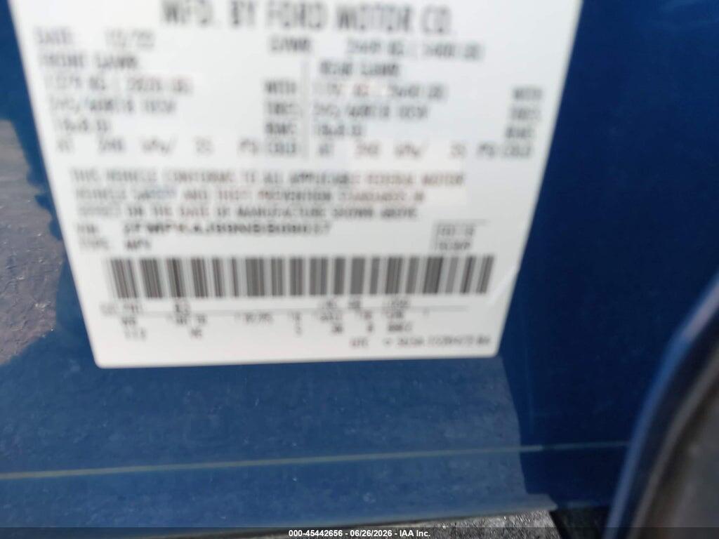 2FMPK4J99NBB09037 2022 FORD EDGE photo no. 9