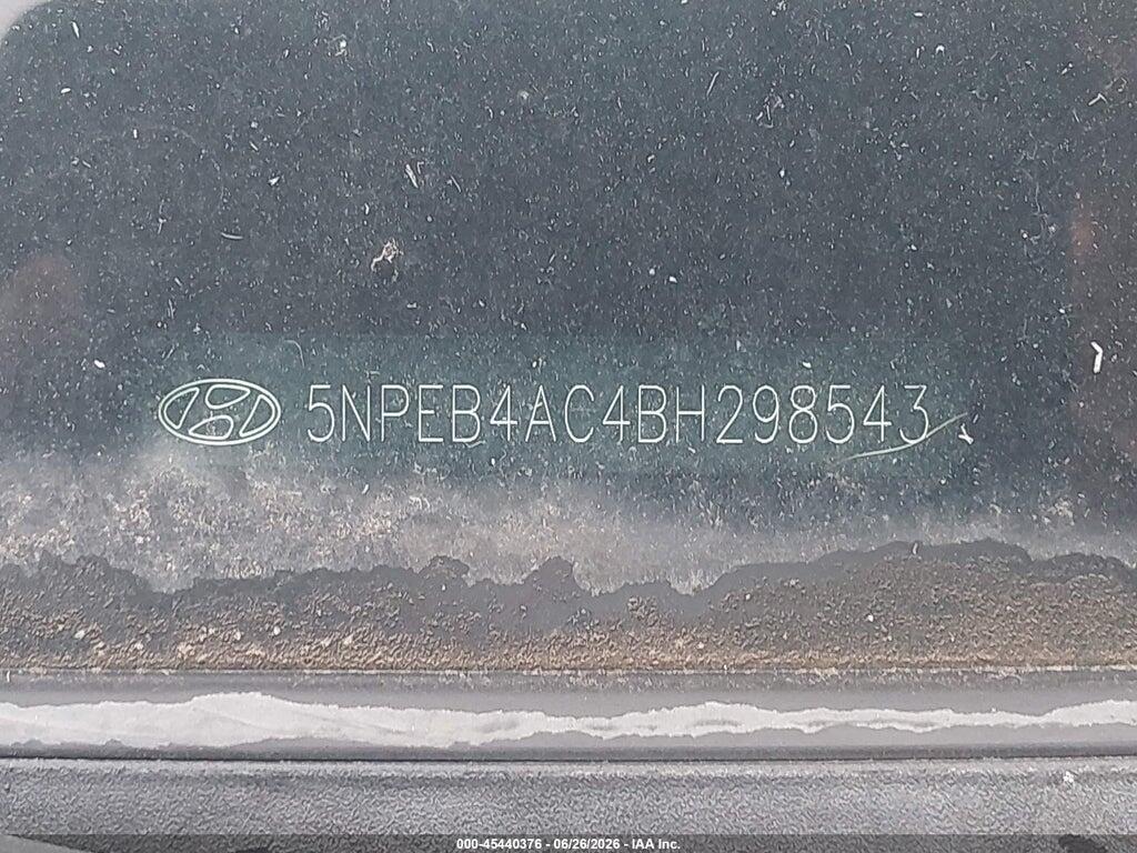 5NPEB4AC4BH298543 2011 HYUNDAI SONATA photo no. 12