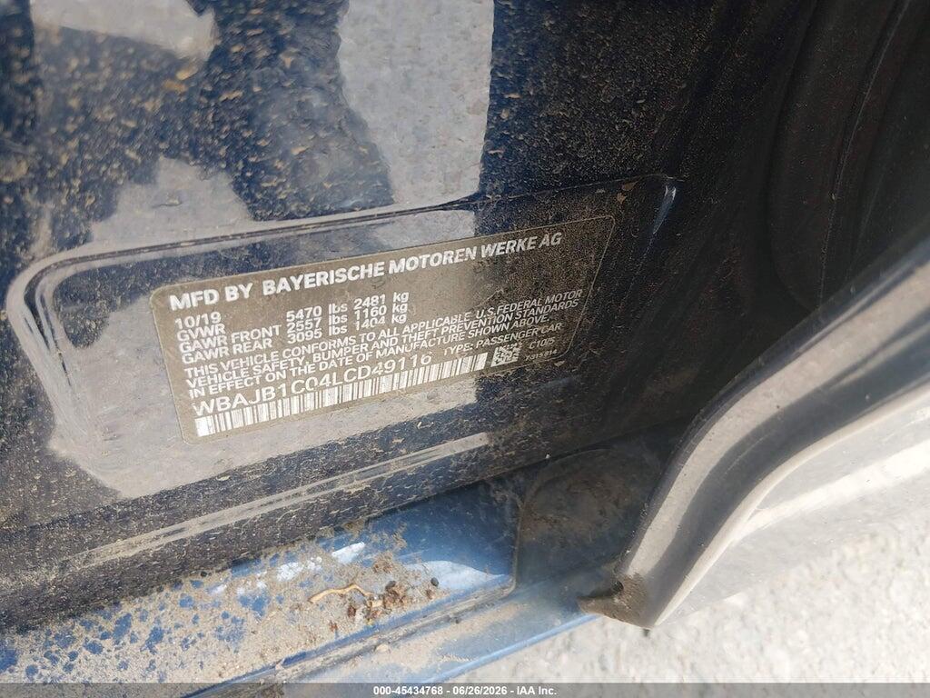 WBAJB1C04LCD49116 2020 BMW 530E photo no. 9