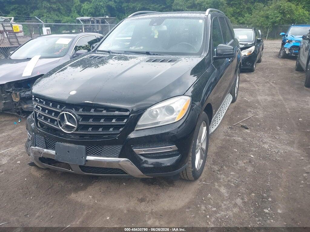 4JGDA5HB1EA370663 2014 MERCEDES-BENZ ML 350 photo no. 2