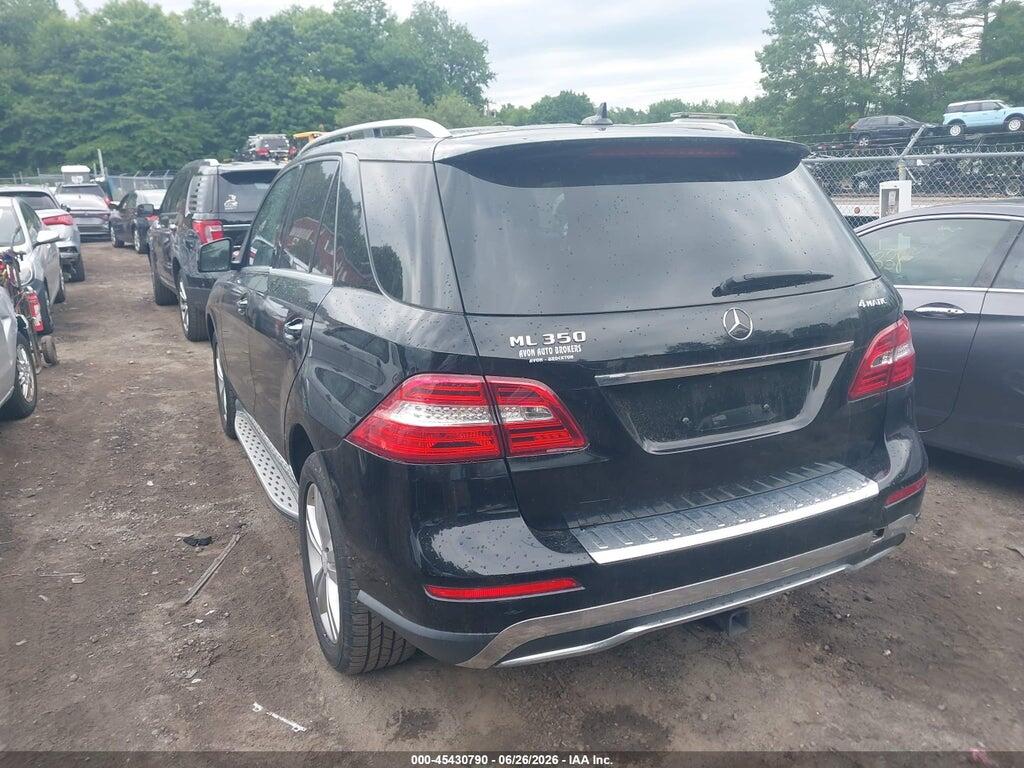 4JGDA5HB1EA370663 2014 MERCEDES-BENZ ML 350 photo no. 3