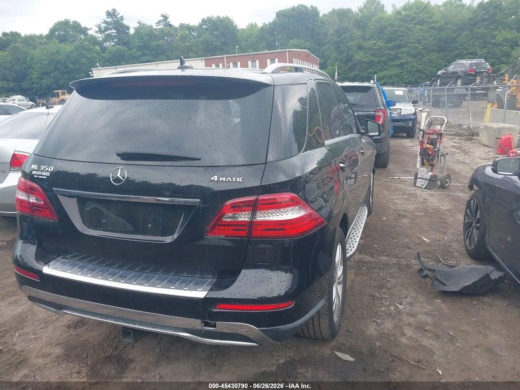 4JGDA5HB1EA370663 2014 MERCEDES-BENZ ML 350 photo no. 4