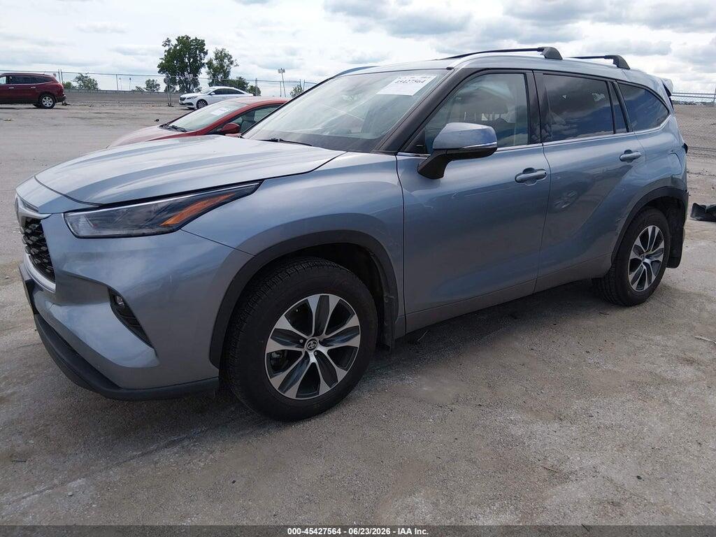 5TDGZRBH1MS092850 2021 TOYOTA HIGHLANDER photo no. 2