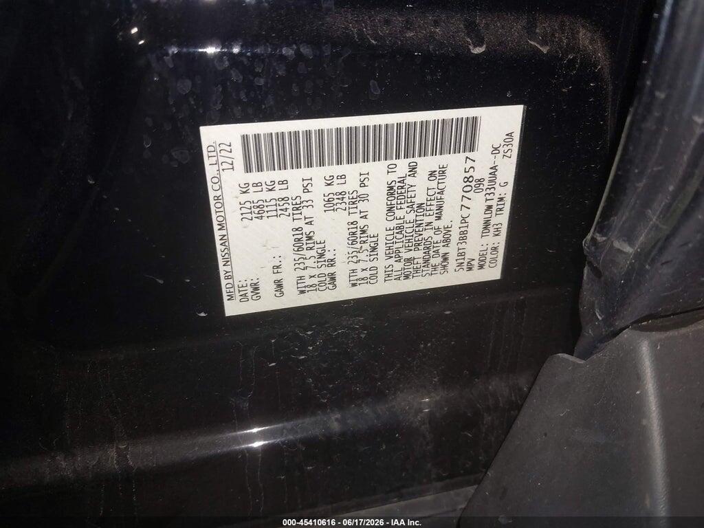 5N1BT3BB1PC770857 2023 NISSAN ROGUE photo no. 9