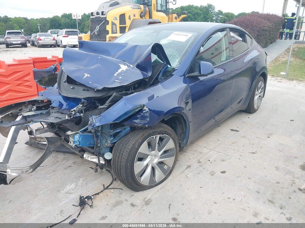 7SAYGAEE2NF426650 2022 TESLA MODEL Y photo no. 2