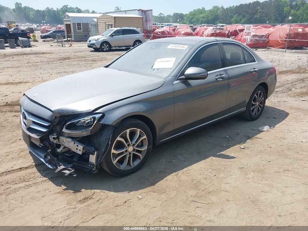 55SWF4KB0HU185516 2017 MERCEDES-BENZ C 300 photo no. 2