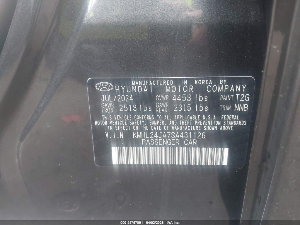 KMHL24JA7SA431126 2025 HYUNDAI SONATA photo no. 9