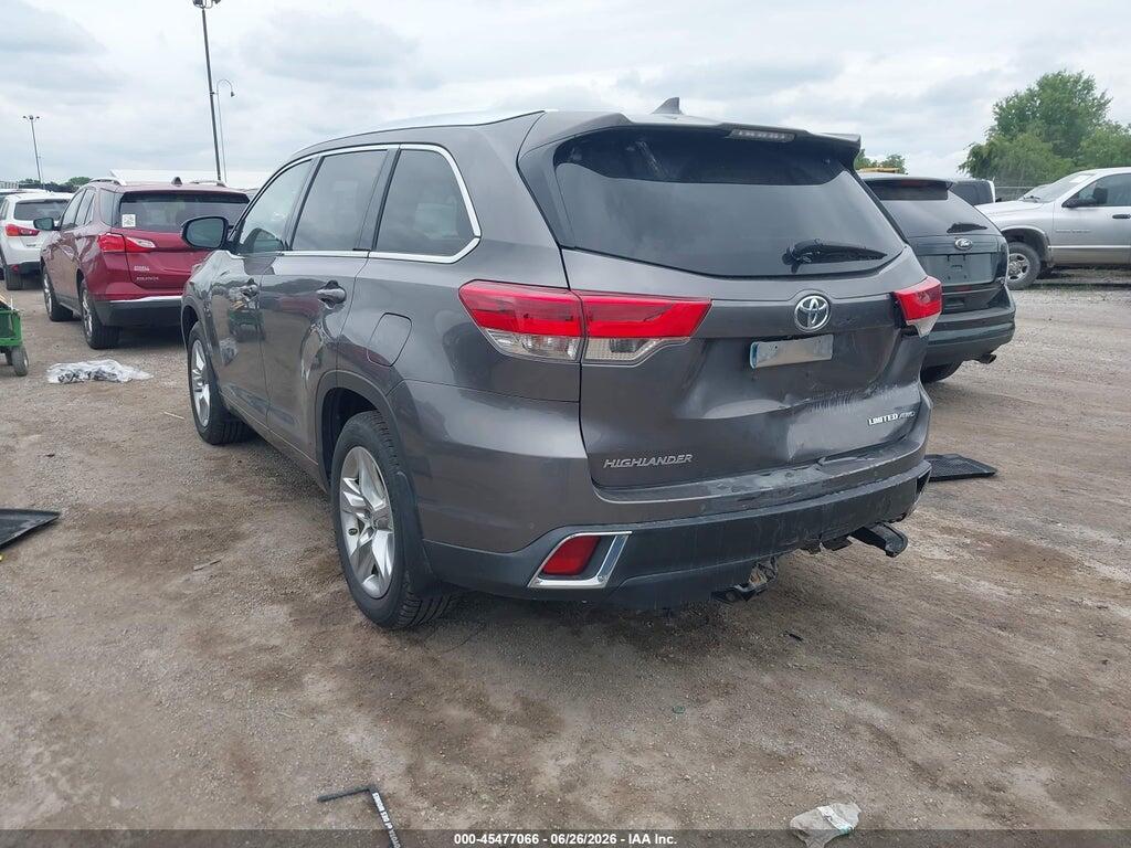 5TDDZRFH7JS853860 2018 TOYOTA HIGHLANDER photo no. 3