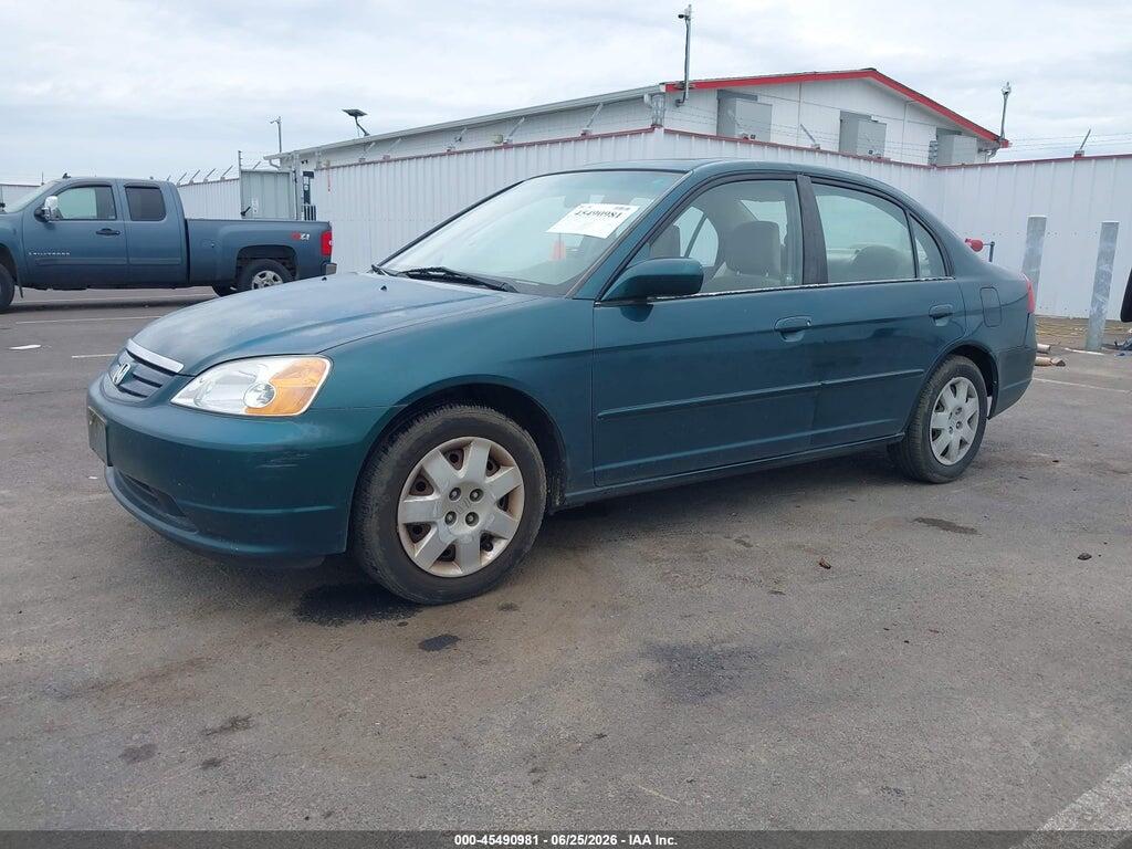JHMES26771S005040 2001 HONDA CIVIC photo no. 2