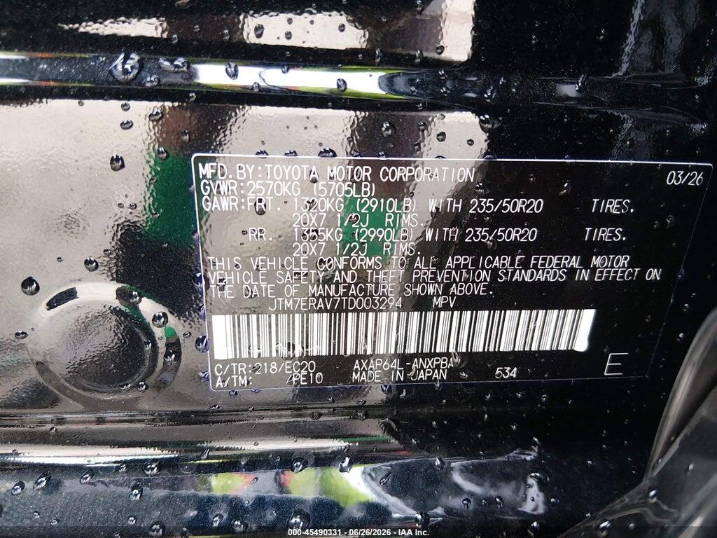 JTM7ERAV7TD003294 2026 TOYOTA RAV4 PLUG-IN HYBRID photo no. 9