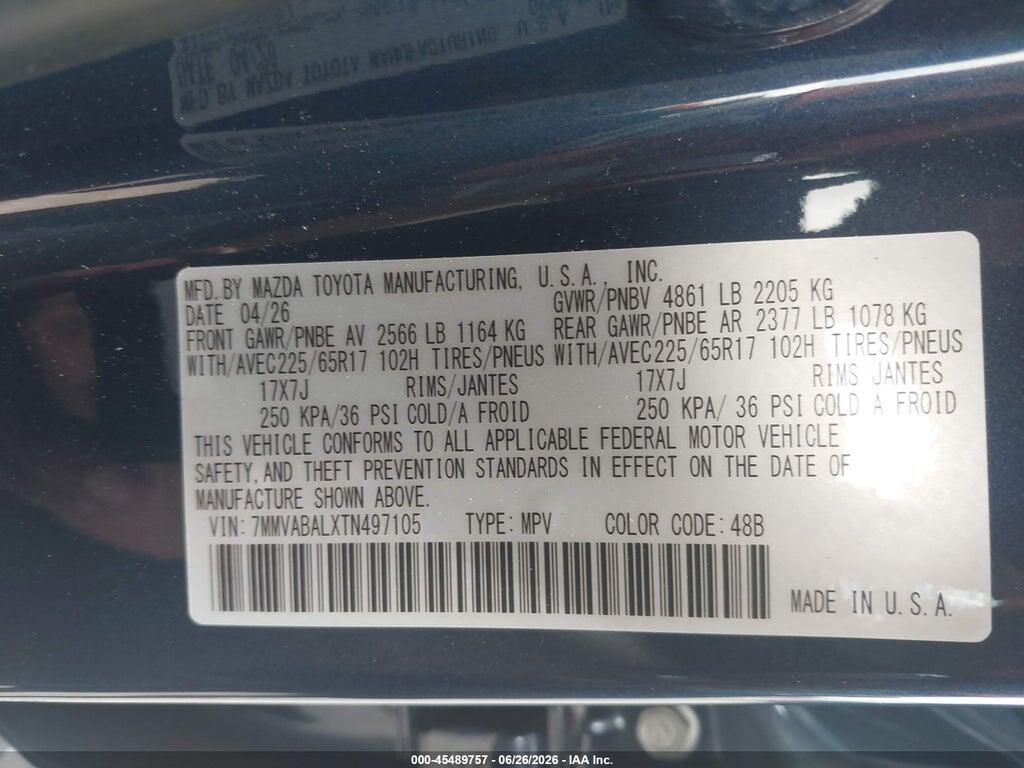 7MMVABALXTN497105 2026 MAZDA CX-50 photo no. 9