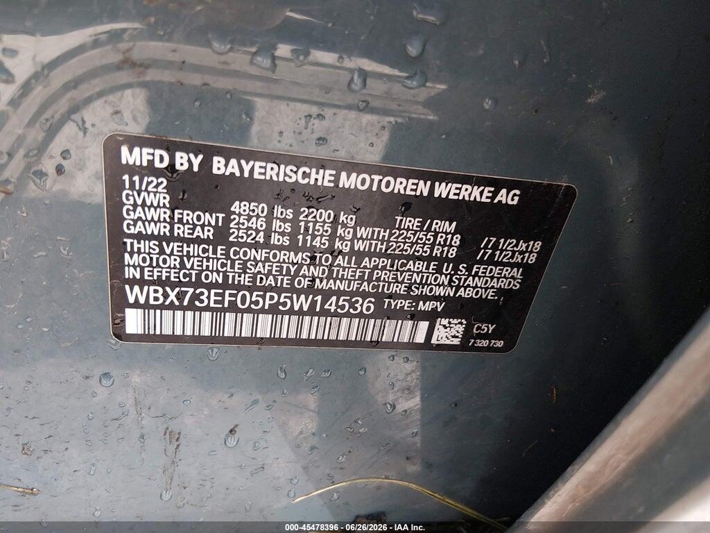 WBX73EF05P5W14536 2023 BMW X1 photo no. 9