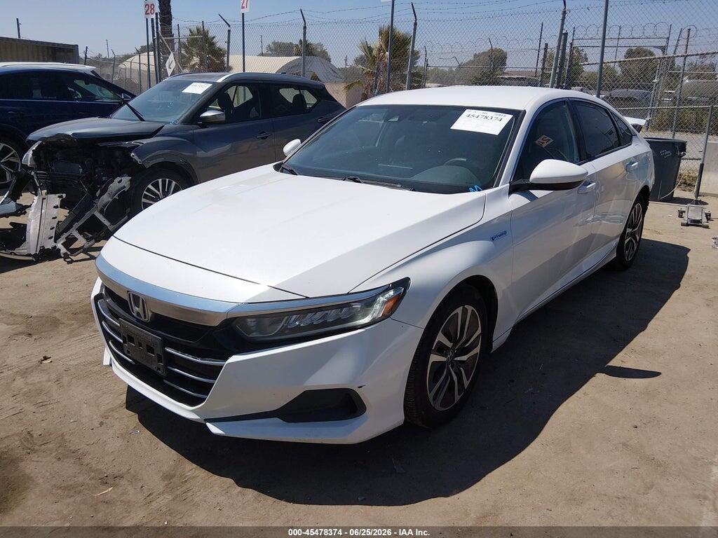 1HGCV3F12MA005458 2021 HONDA ACCORD HYBRID photo no. 2