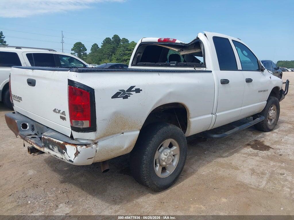 3D3KU28D73G797337 2003 DODGE RAM 2500 photo no. 4
