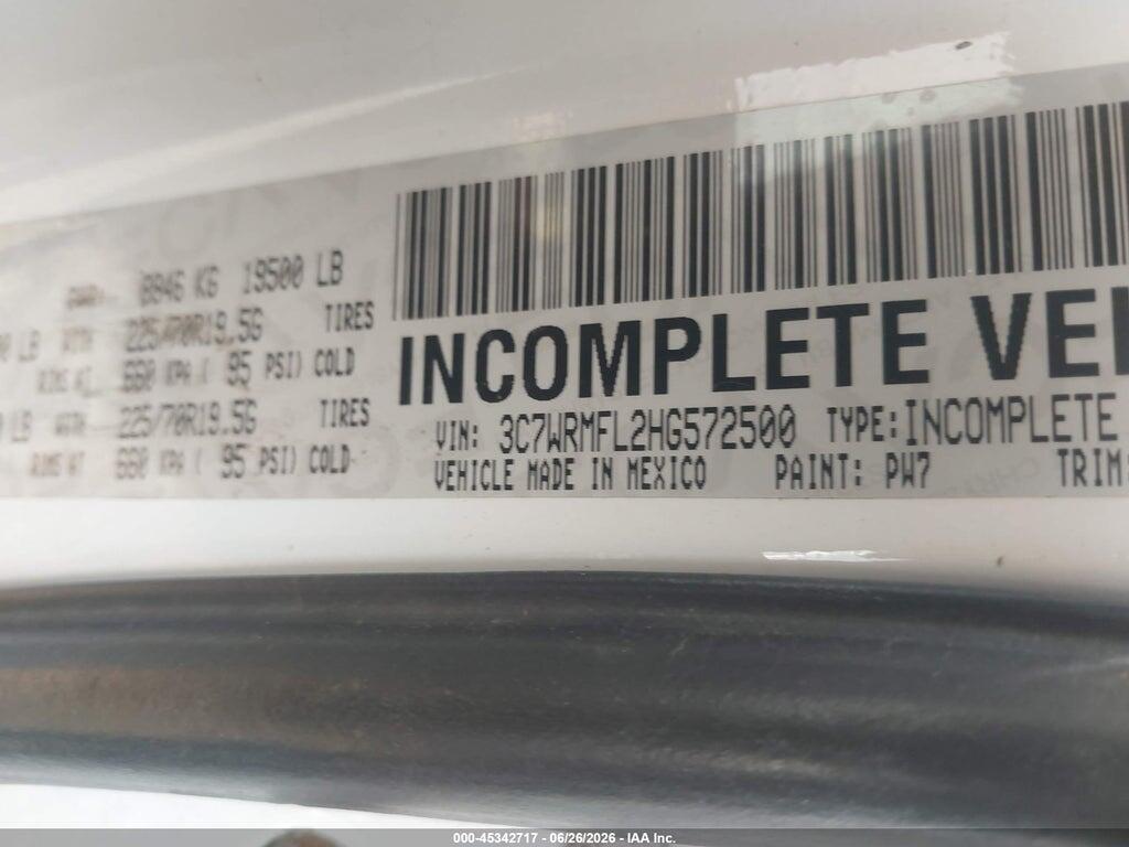 3C7WRMFL2HG572500 2017 RAM 5500 CHASSIS photo no. 8