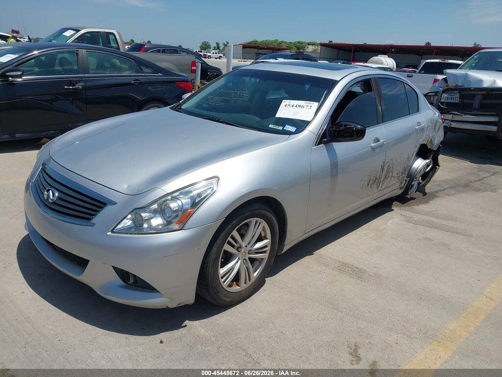 JN1DV6AP0CM811797 2012 INFINITI G25 photo no. 2