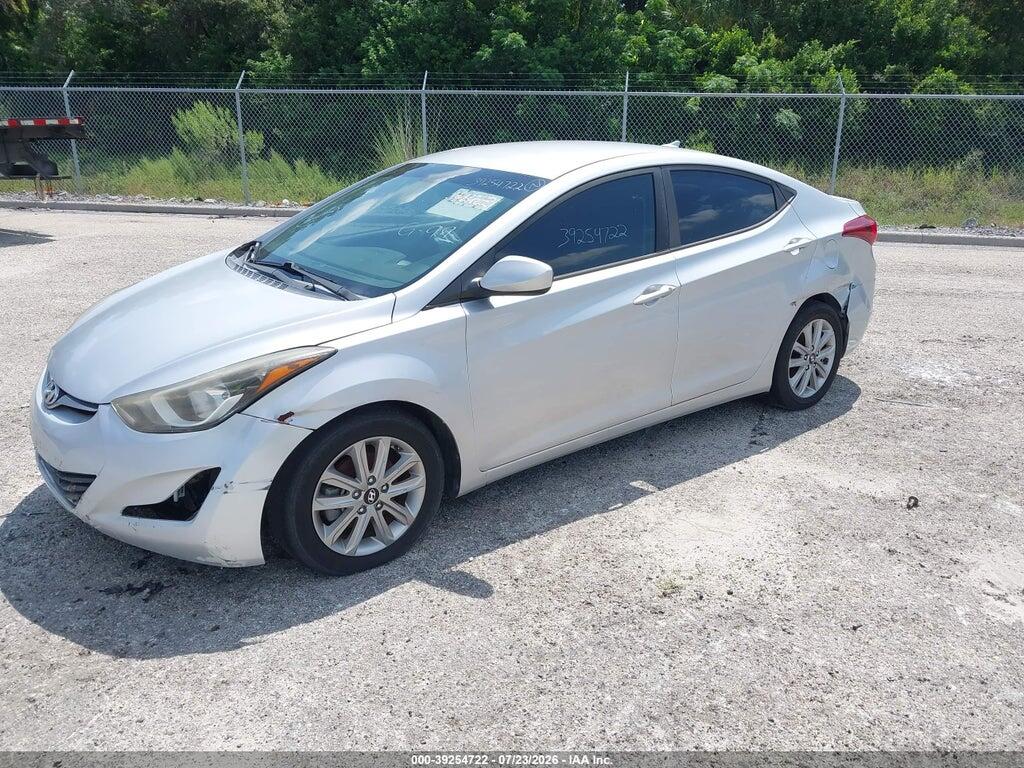 5NPDH4AE7GH786226 2016 HYUNDAI ELANTRA photo no. 2