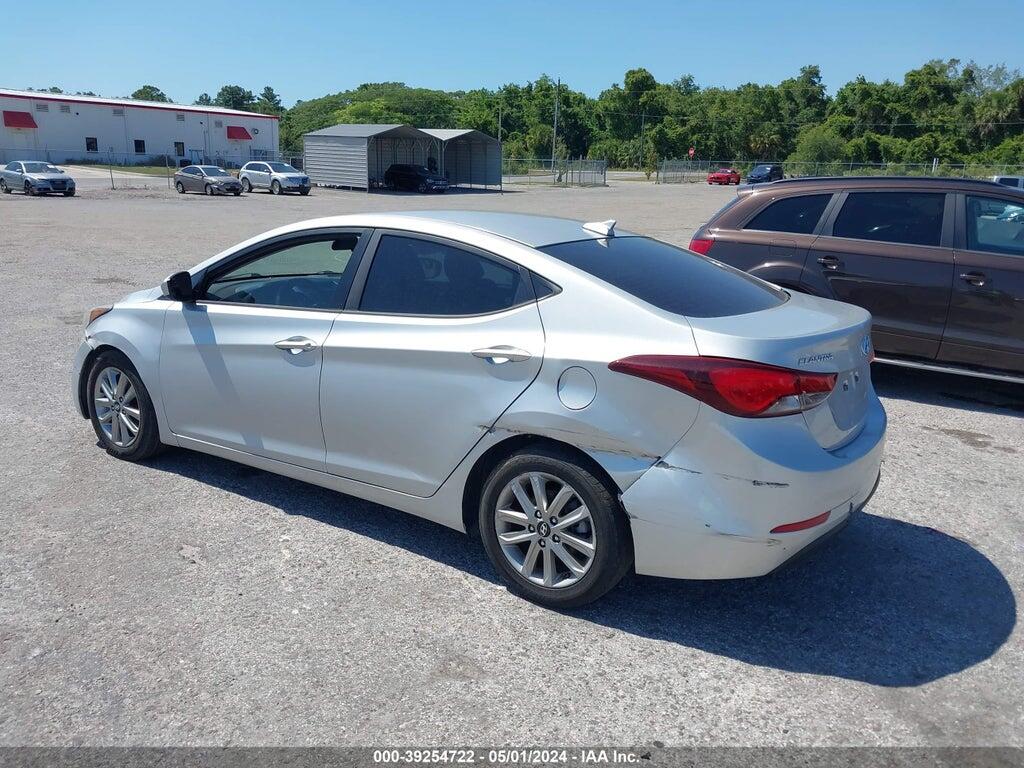 5NPDH4AE7GH786226 2016 HYUNDAI ELANTRA photo no. 3