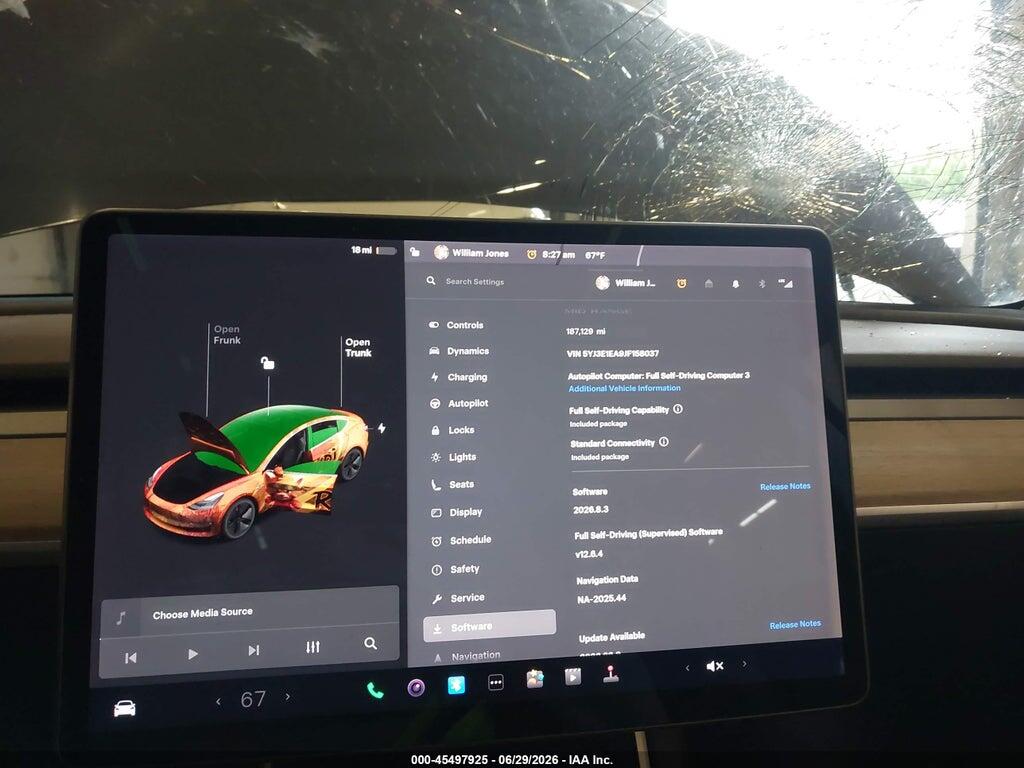 5YJ3E1EA9JF158037 2018 TESLA MODEL 3 photo no. 7