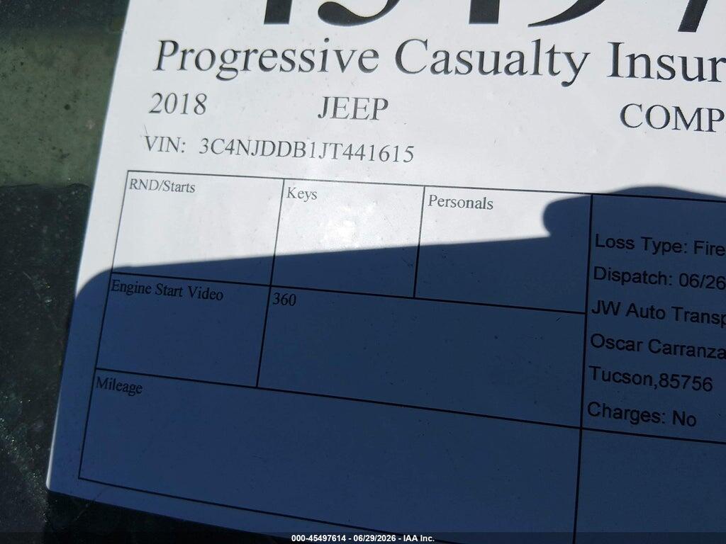 3C4NJDDB1JT441615 2018 JEEP COMPASS photo no. 9