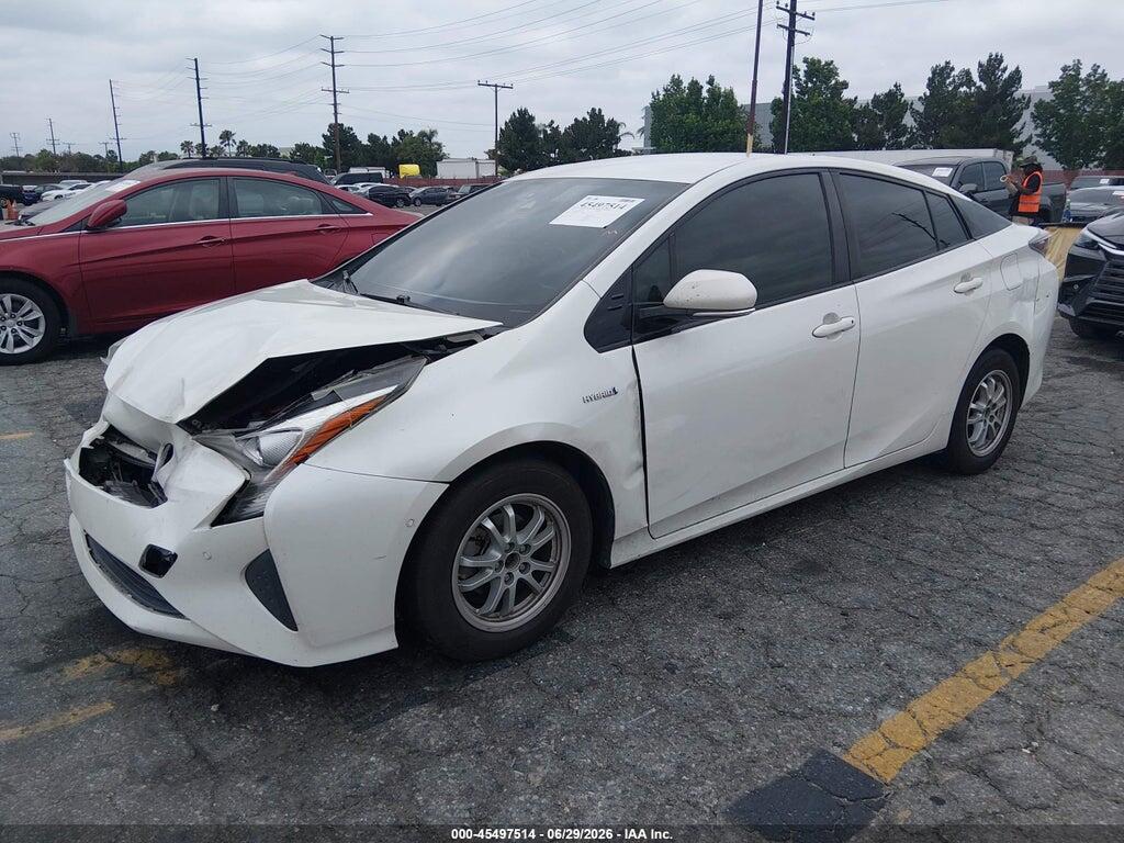 JTDKARFU0H3053800 2017 TOYOTA PRIUS photo no. 2