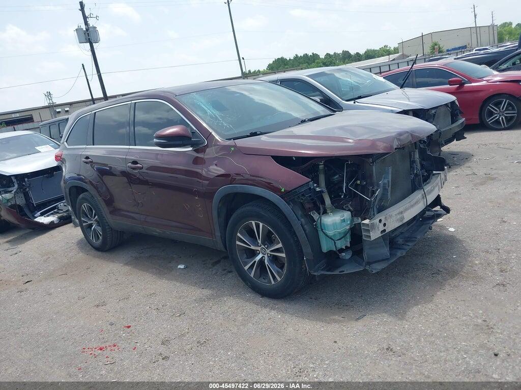 5TDZARFH8KS051591 2019 TOYOTA HIGHLANDER photo no. 1