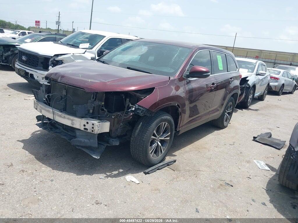 5TDZARFH8KS051591 2019 TOYOTA HIGHLANDER photo no. 2