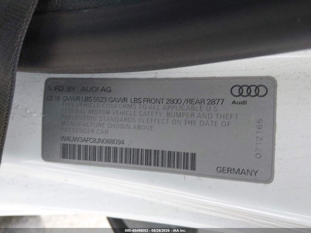 WAUW3AFC8JN088094 2018 AUDI A7 photo no. 9