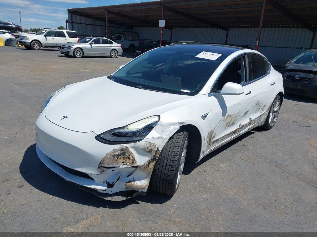 5YJ3E1EB9JF134104 2018 TESLA MODEL 3 photo no. 2