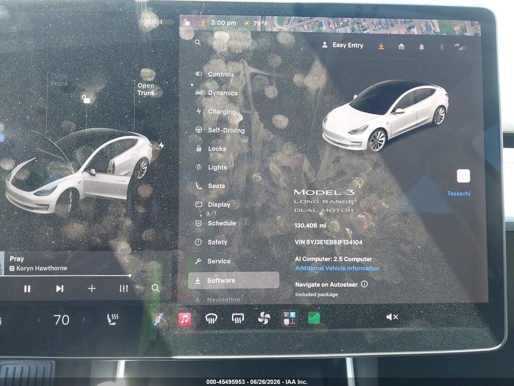 5YJ3E1EB9JF134104 2018 TESLA MODEL 3 photo no. 7