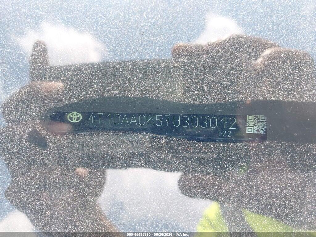 4T1DAACK5TU303012 2026 TOYOTA CAMRY photo no. 9