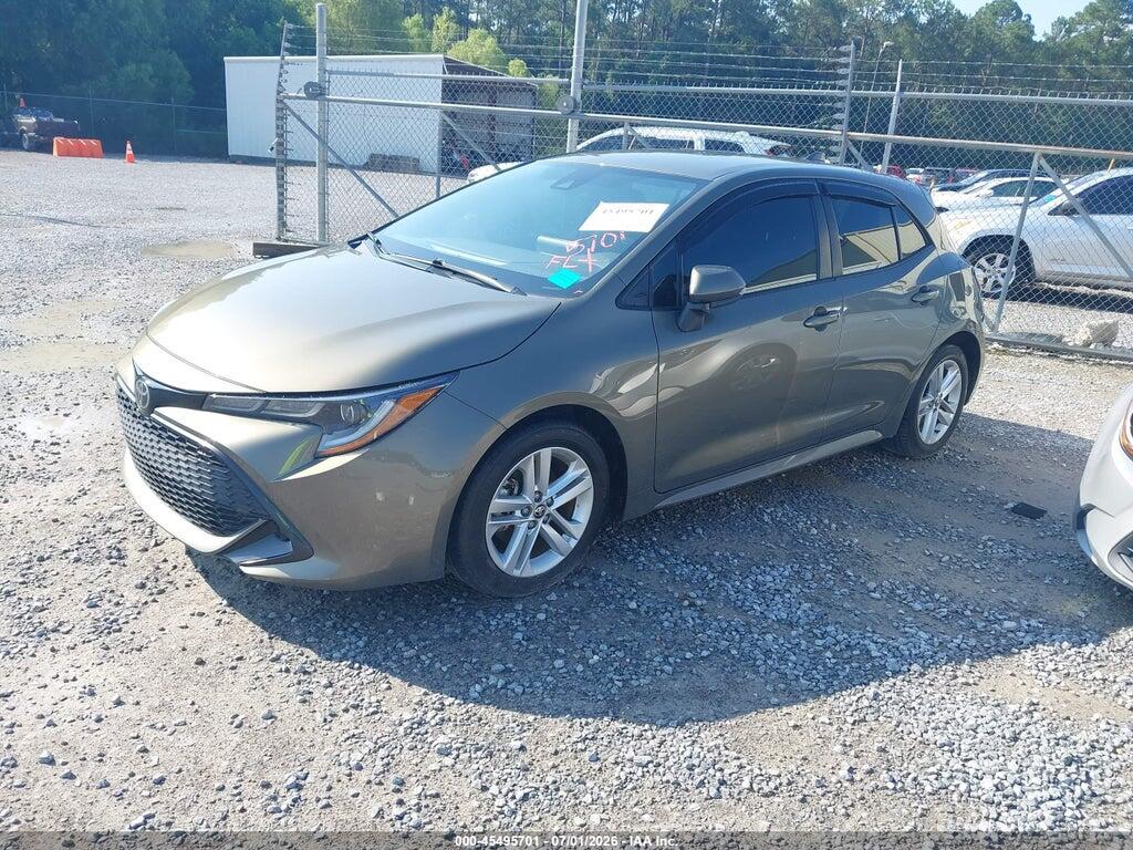 JTNK4RBE2K3041236 2019 TOYOTA COROLLA photo no. 2