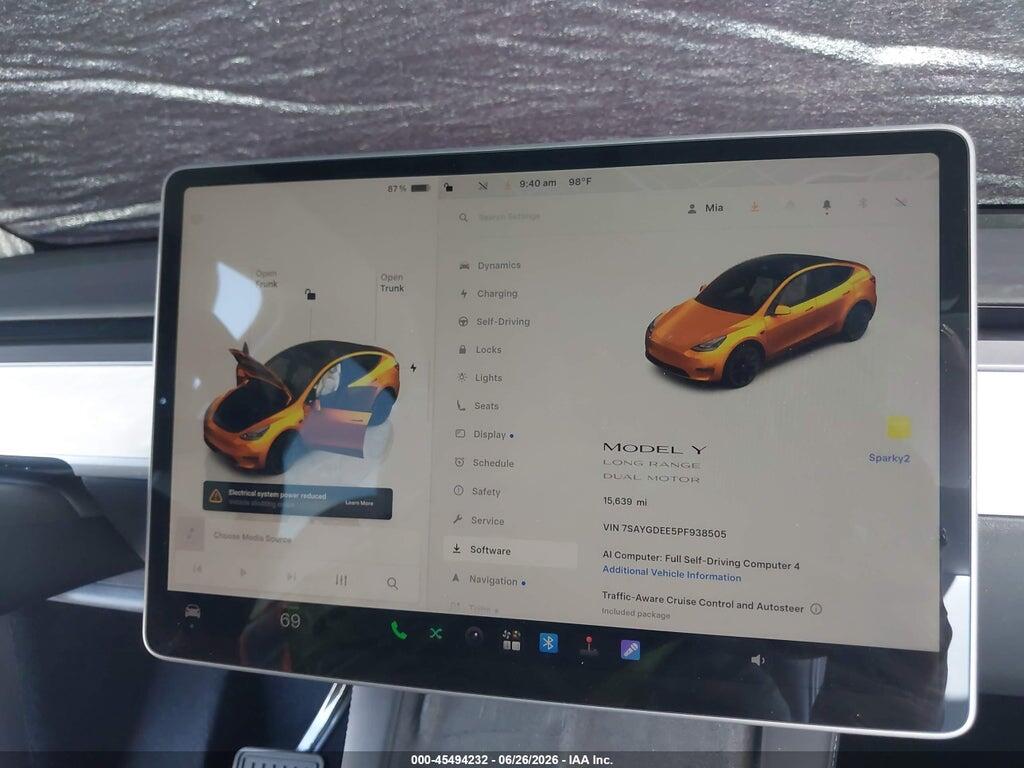 7SAYGDEE5PF938505 2023 TESLA MODEL Y photo no. 7