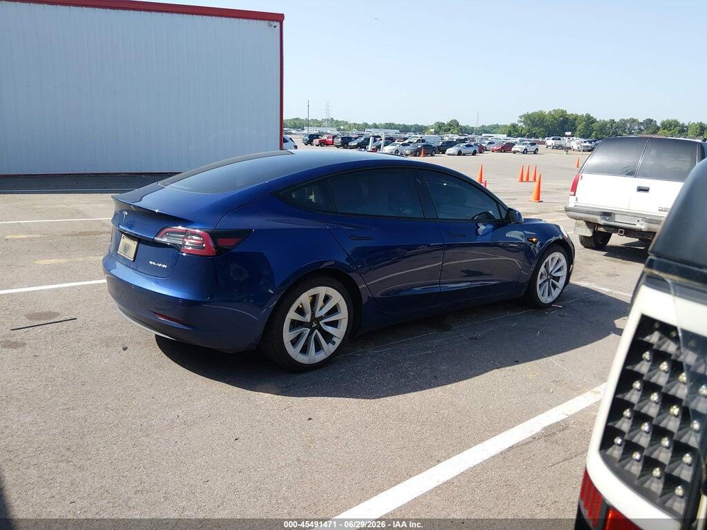 5YJ3E1EB8MF862842 2021 TESLA MODEL 3 photo no. 4