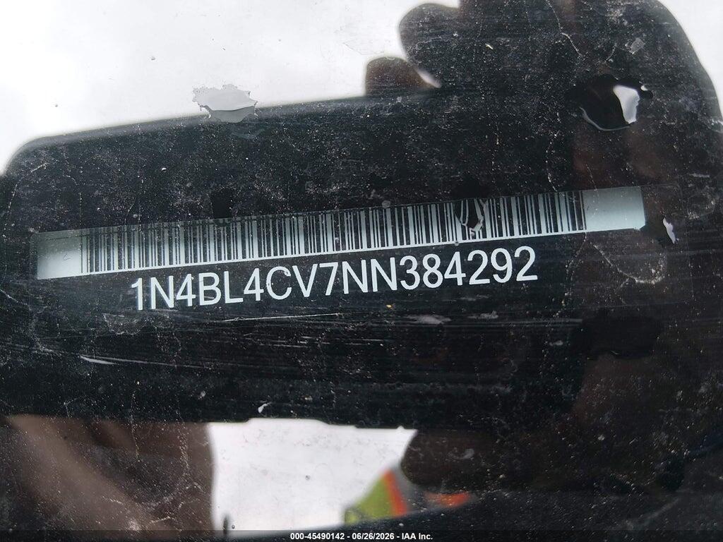 1N4BL4CV7NN384292 2022 NISSAN ALTIMA photo no. 9