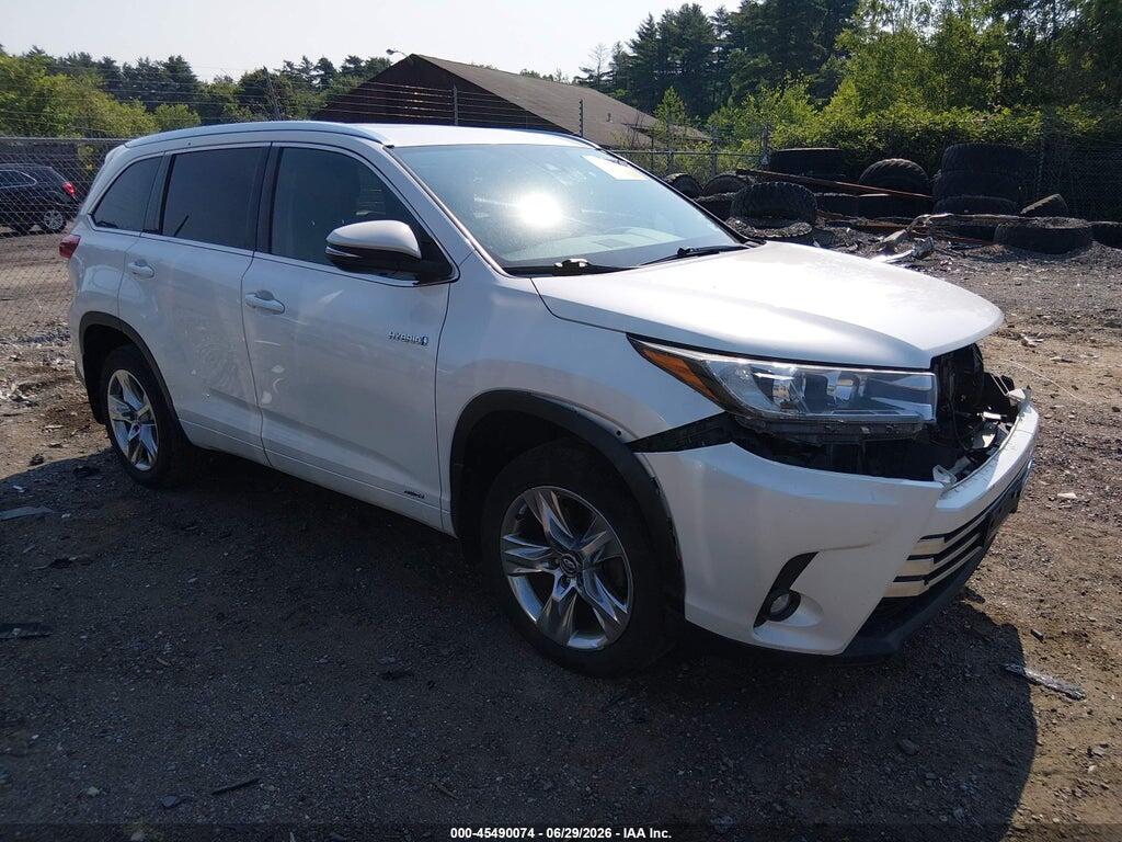 5TDDGRFH3KS058487 2019 TOYOTA HIGHLANDER HYBRID photo no. 1