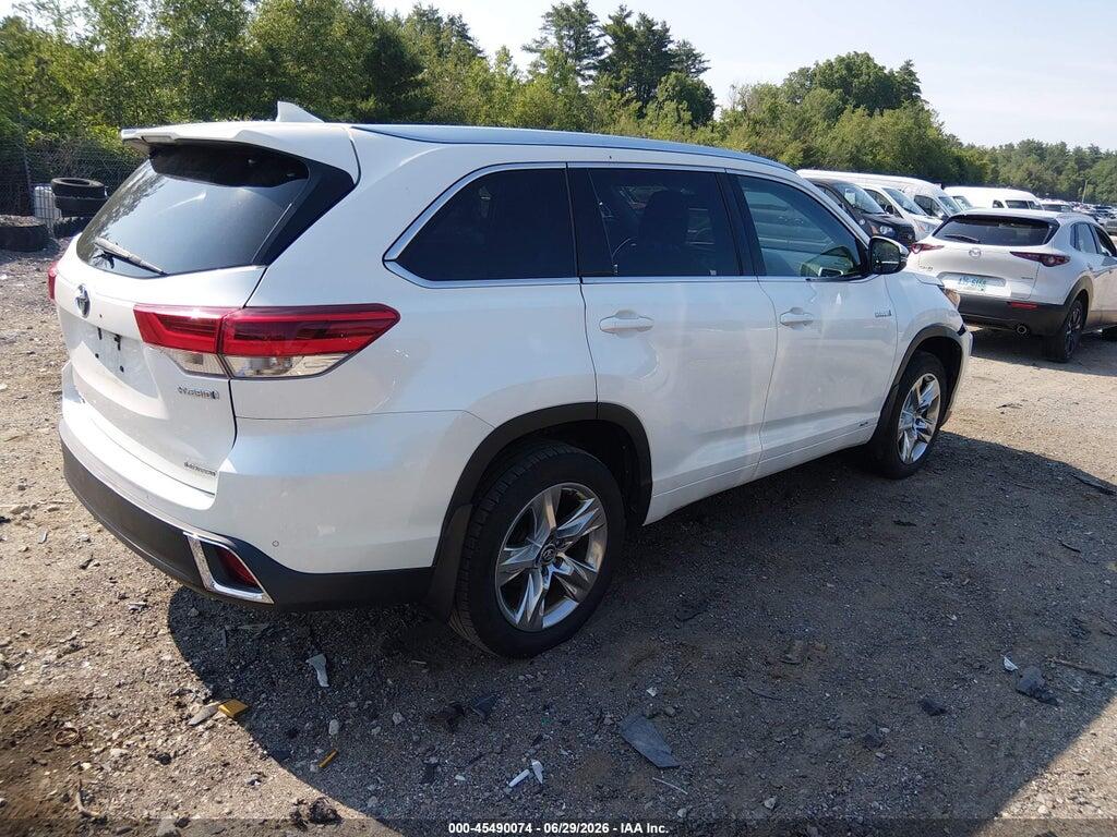 5TDDGRFH3KS058487 2019 TOYOTA HIGHLANDER HYBRID photo no. 4